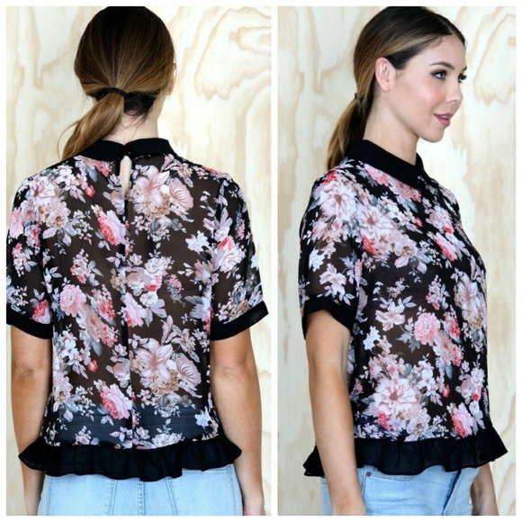 BUY 1, GET 1 FREE! Plus size: Collar Top - Picture 7 of 7