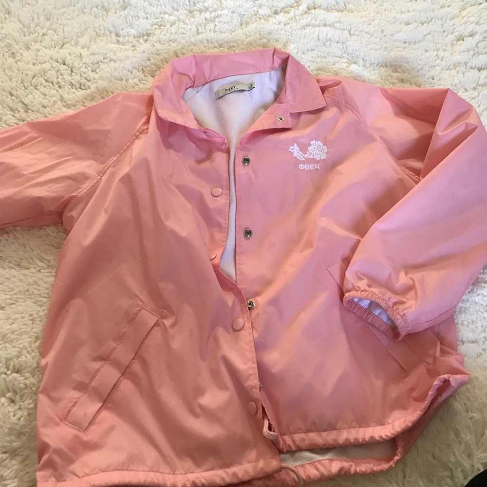 Obey Pink Windbreaker