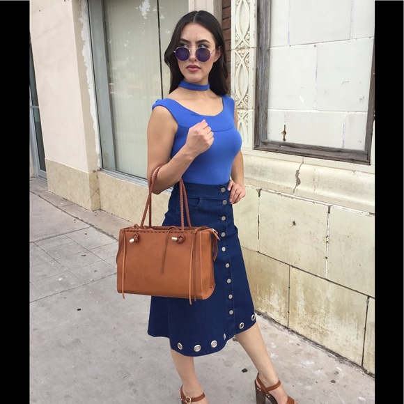 Denim Flare Skirt-5✨Rated - Picture 4 of 4