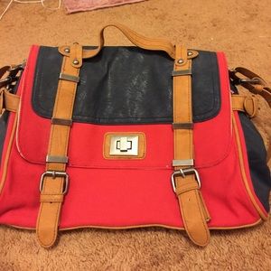 Red & blue bag