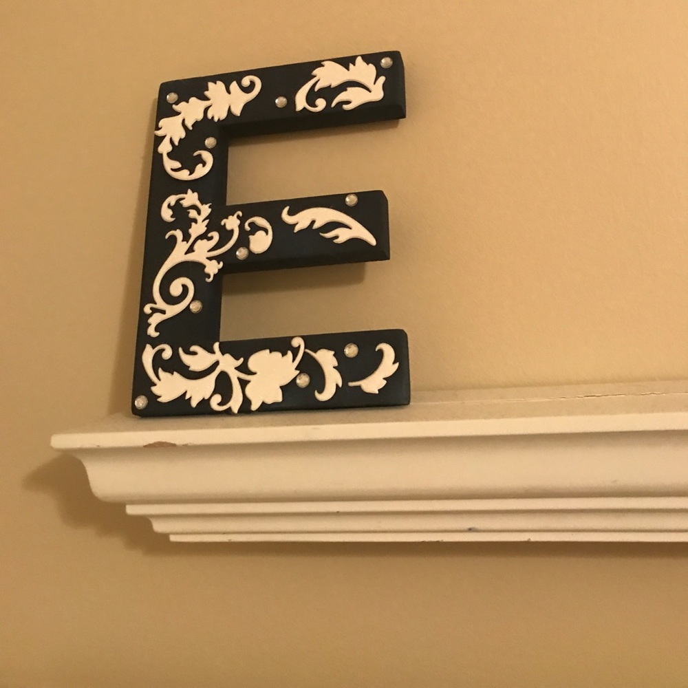 Name letter!! Very pretty sparkly designs on it