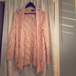 Kendall and Kylie Baby Pink oversized cardigan