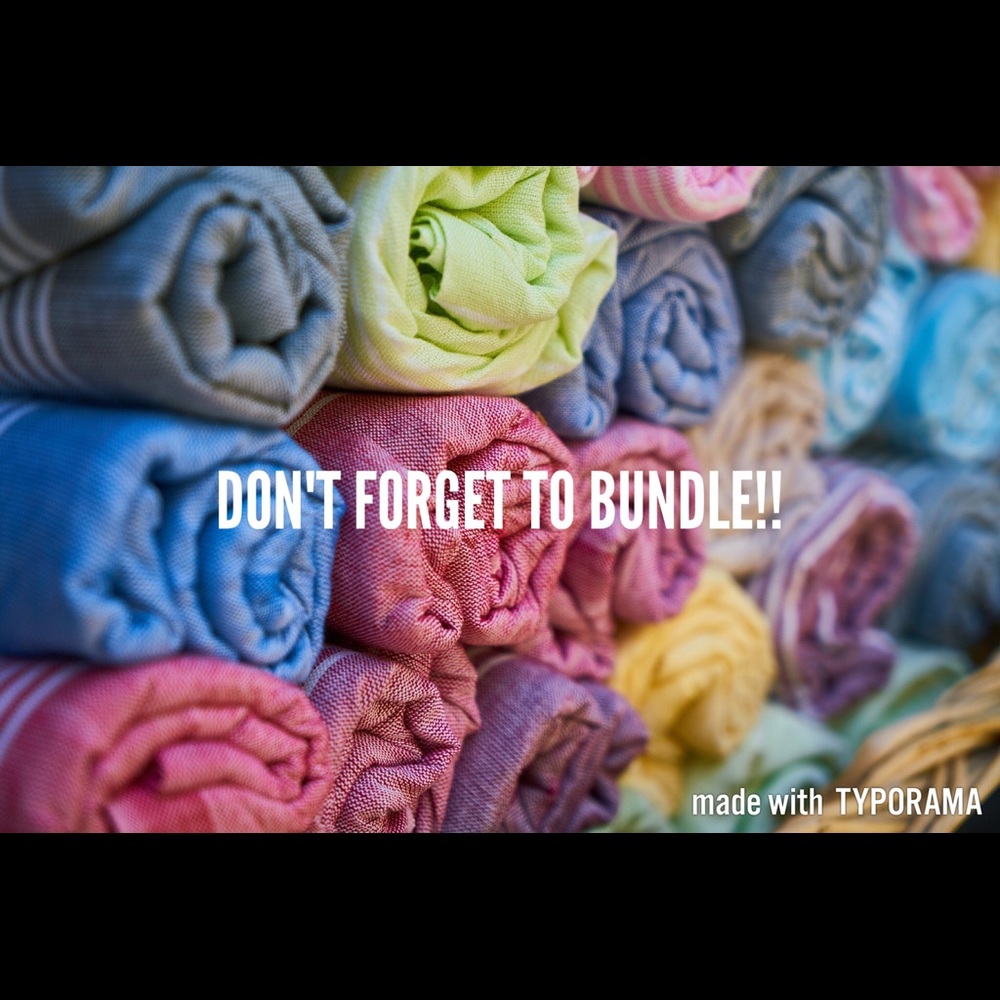 SAVE MORE BY THE BUNDLES