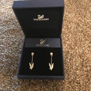 Swarovski tinkerbell earrings and necklace