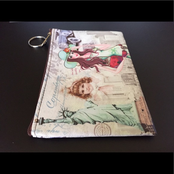 NEW-Stylish Keychain & Coin Pouch 4" x 6" - Picture 4 of 5