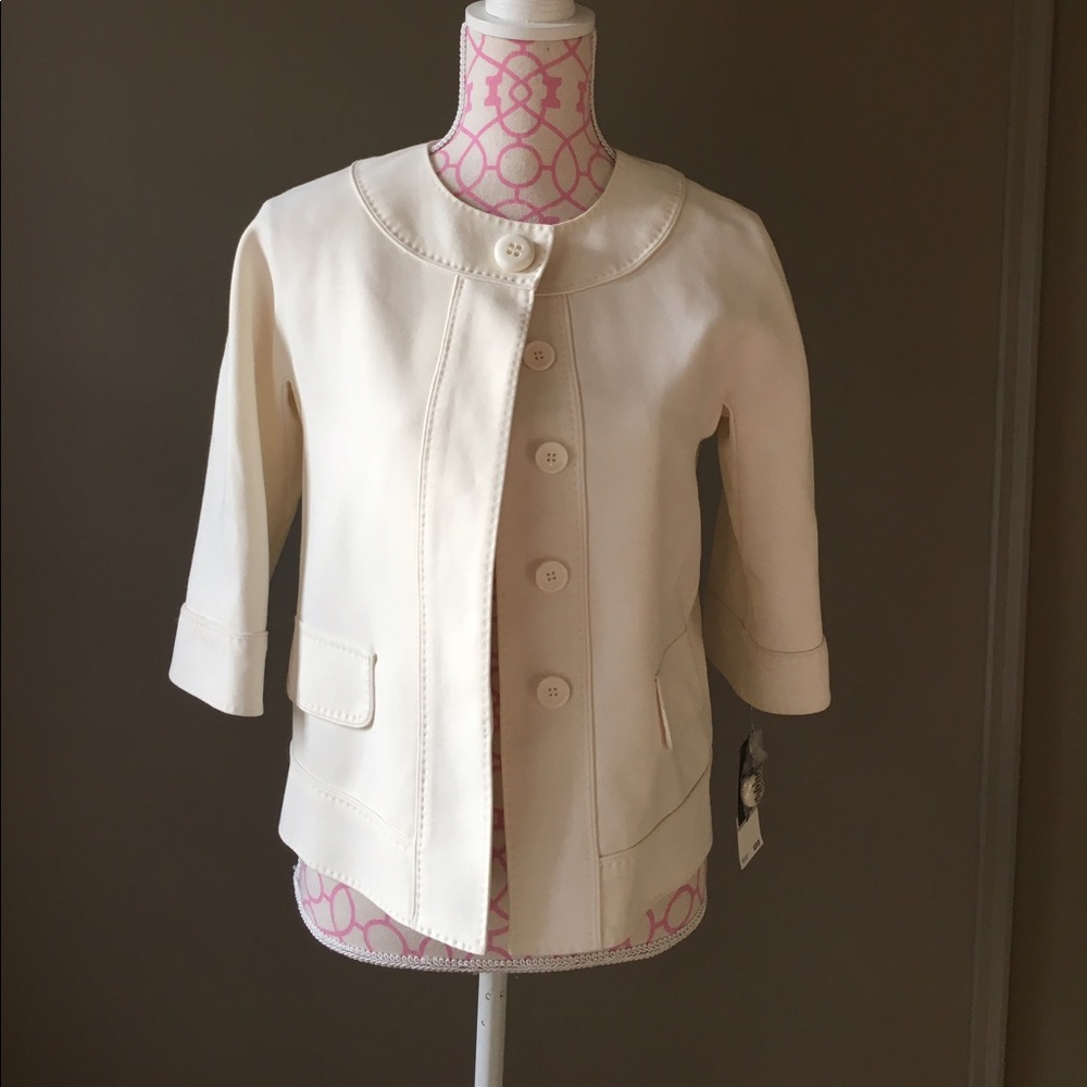 Cream 60s style jacket