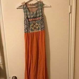 Multi colored maxi dress