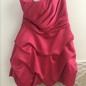 Davids Bridal pink dress