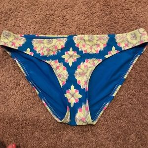 Medium pink blue and yellow bottoms