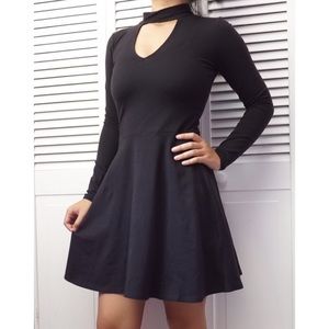 Hollister Black Choker Dress