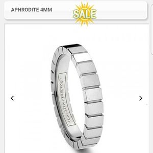 Tungsten Aphrodite 4mm wedding band