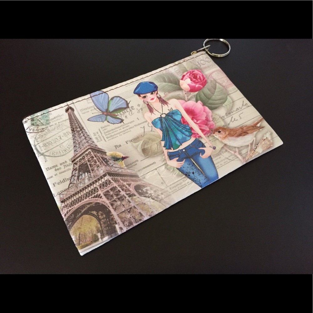NEW-Stylish Keychain & Coin Pouch 4" x 6"