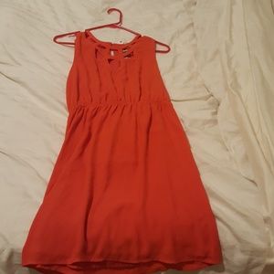 Orange/red summer dress
