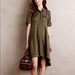 Anthropologie Maeve Olive Green Dress size 4