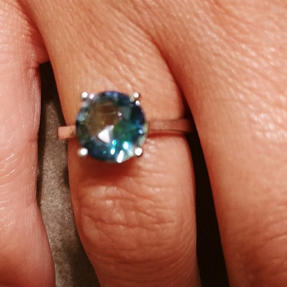 Rare Rainbow Sapphire Ring NWOT
