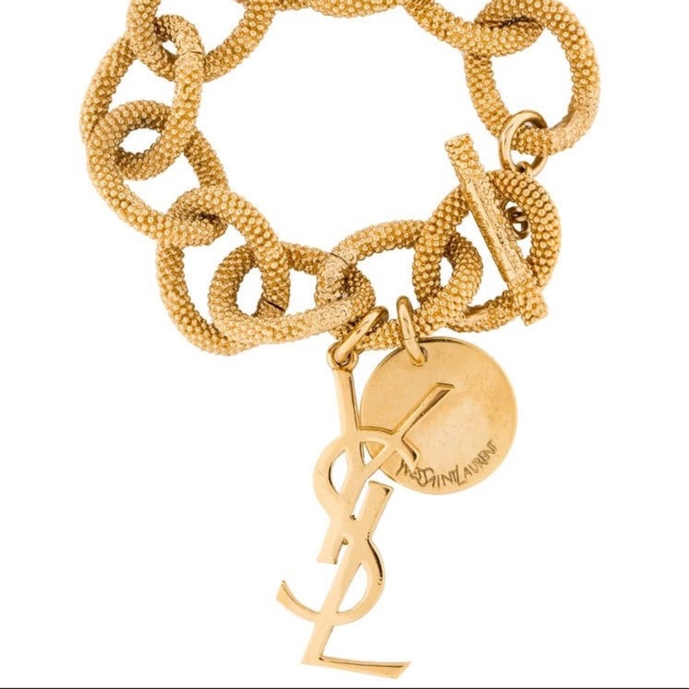 YSL gold bracelet