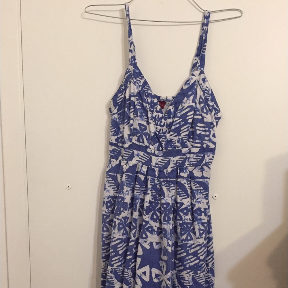 Blue and White Sun dress
