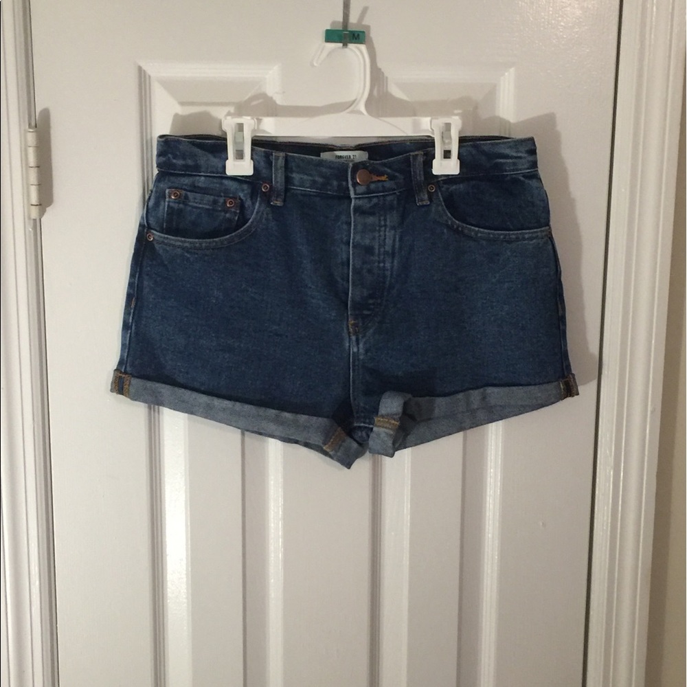 Forever 21 High Waisted Jean Shorts