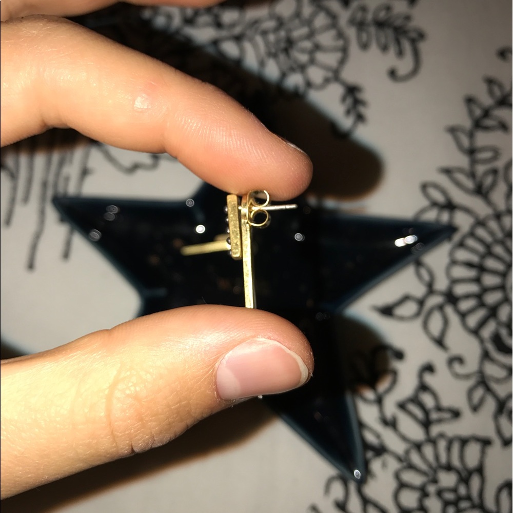 Double sided earrings