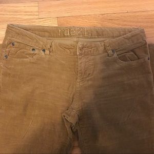 Tan corduroy pants