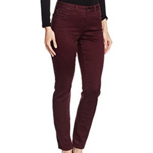 Not Your Daughter's Jeans Maroon Alina Leggings