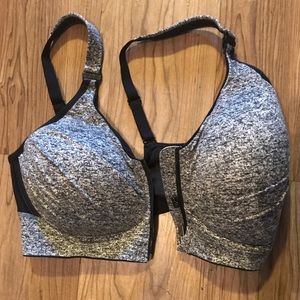Victoria secret front zip sports bra