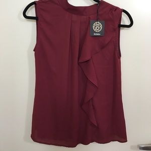 Maroon Blouse // XS