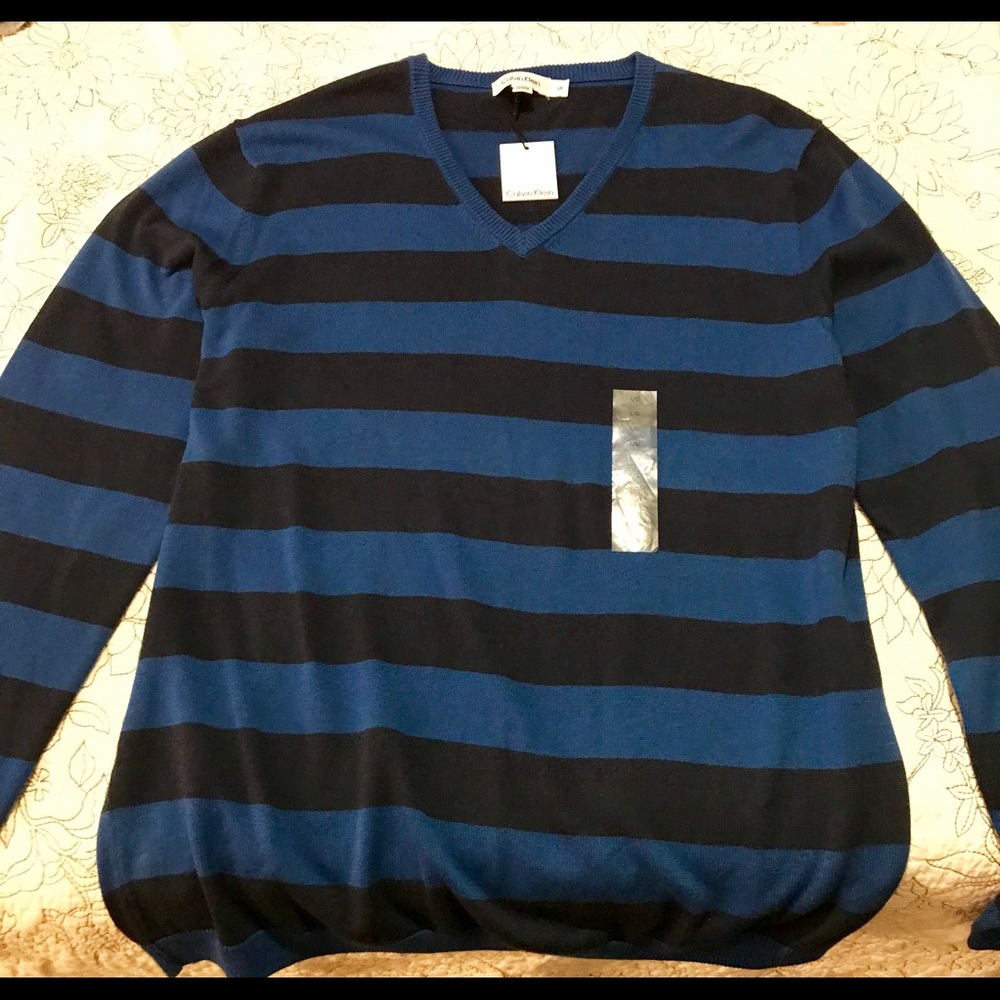 Men's Calvin Klein Blue Sweater