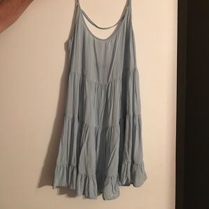 Light blue open back Brandy Melville dress