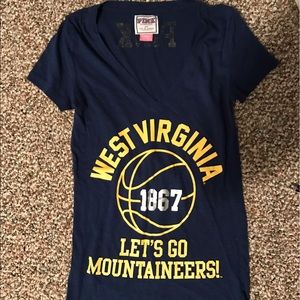 PINK wvu t-shirt
