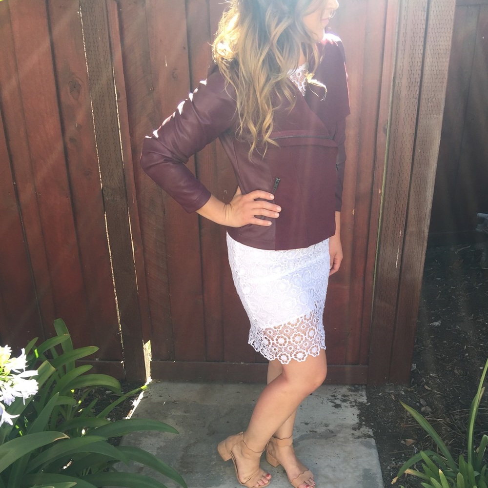 Toddy' vegan Leather jacket