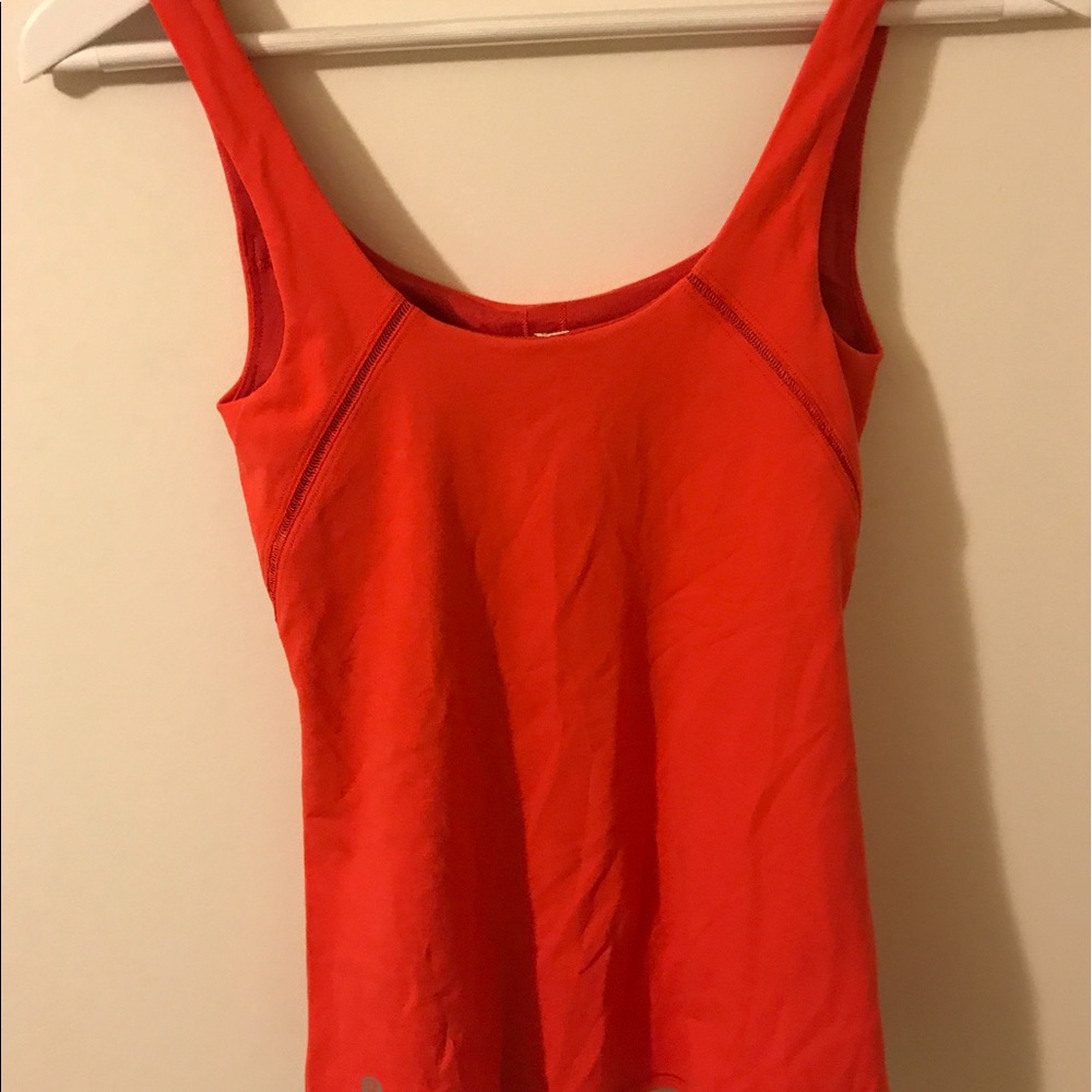 Orange tank top