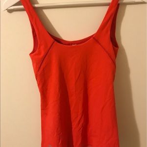 Orange tank top