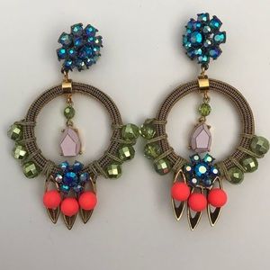 J Crew statement earrings