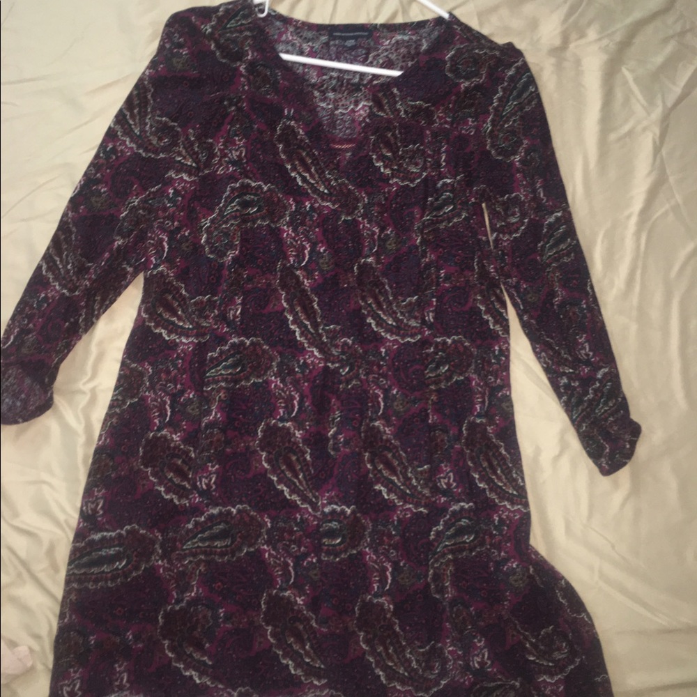 American eagle paisley shift dress