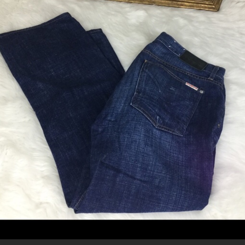 Hudson bootcut dark wash denim jeans