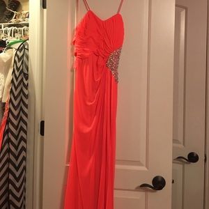 Coral prom dress never worn
