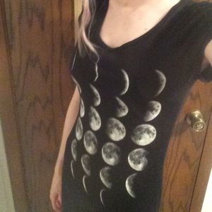 Moon phases maxi dress