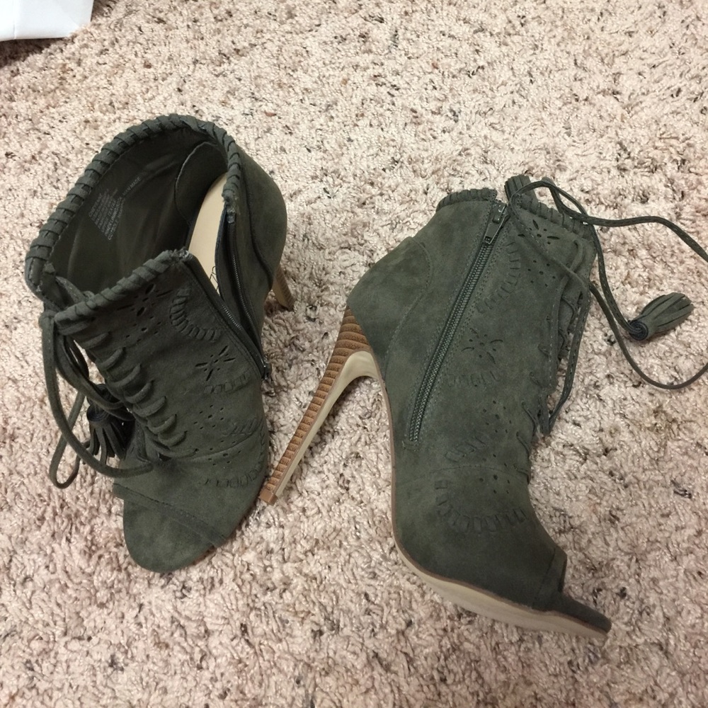 Brand new Lace up ankle boots