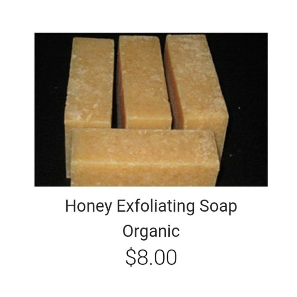 Honey exfoliating soap