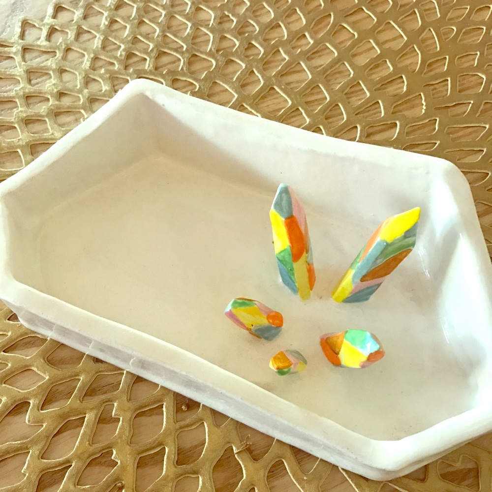 One of a kind ceramic jewelry holder