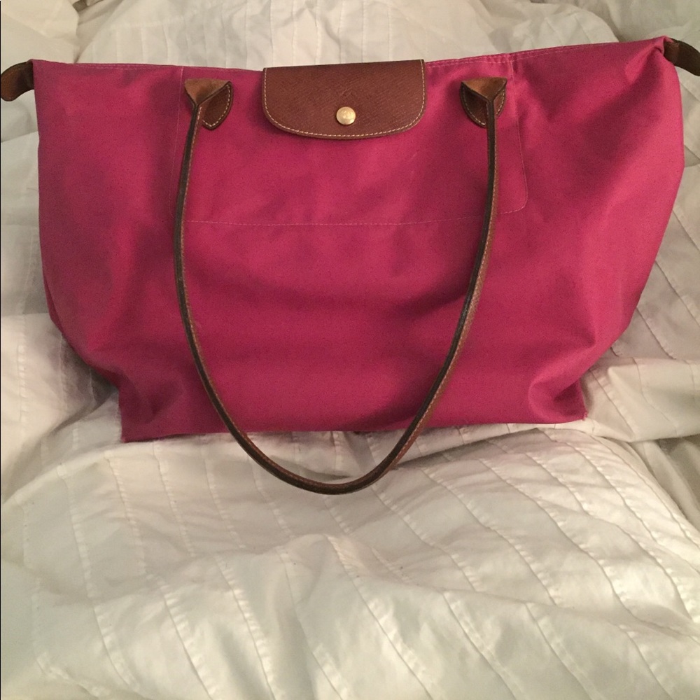 Pink Medium LongChamp
