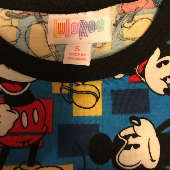 SOLD LuLaRoe BNWT Mickey Mouse Randy - Picture 4 of 4