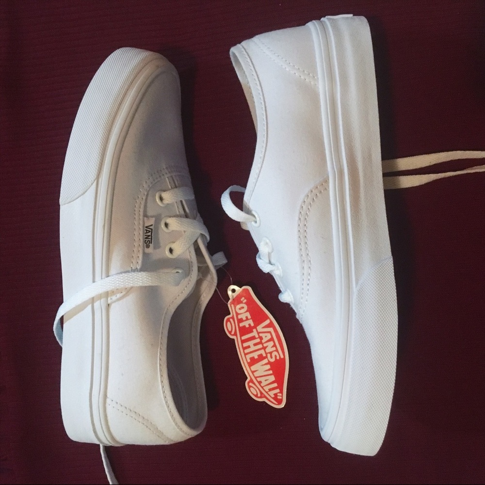 NEW White Vans