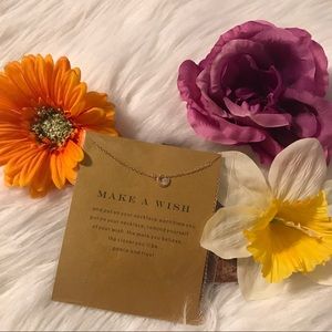 Moon Make A Wish Necklace Urban Outfitters