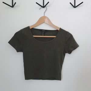 Forever 21 short sleeve crop top