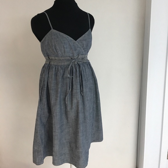LOFT Dresses & Skirts - Denim Wrap-around Sundress