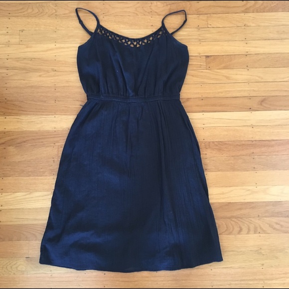 Old Navy Dresses & Skirts - Lattice black dress