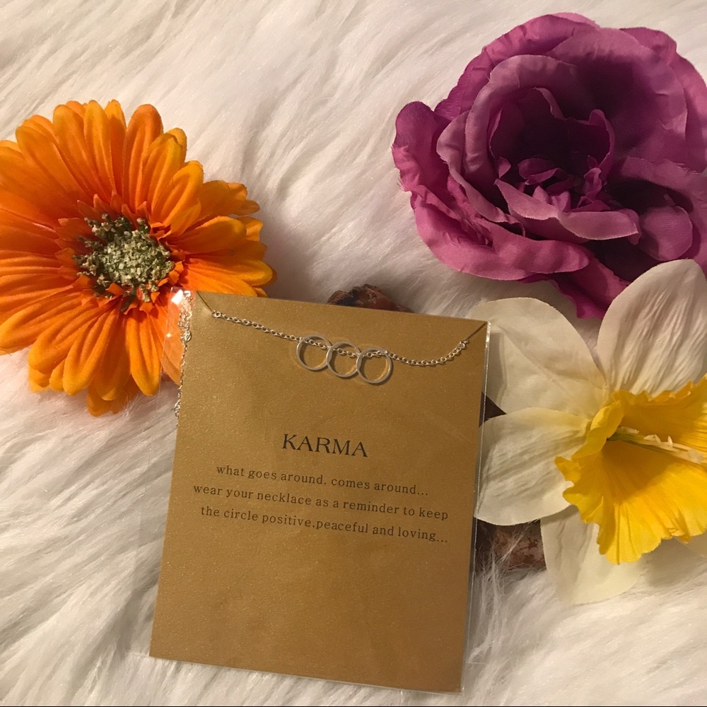 Karma Rings Necklace Urban Outfitters