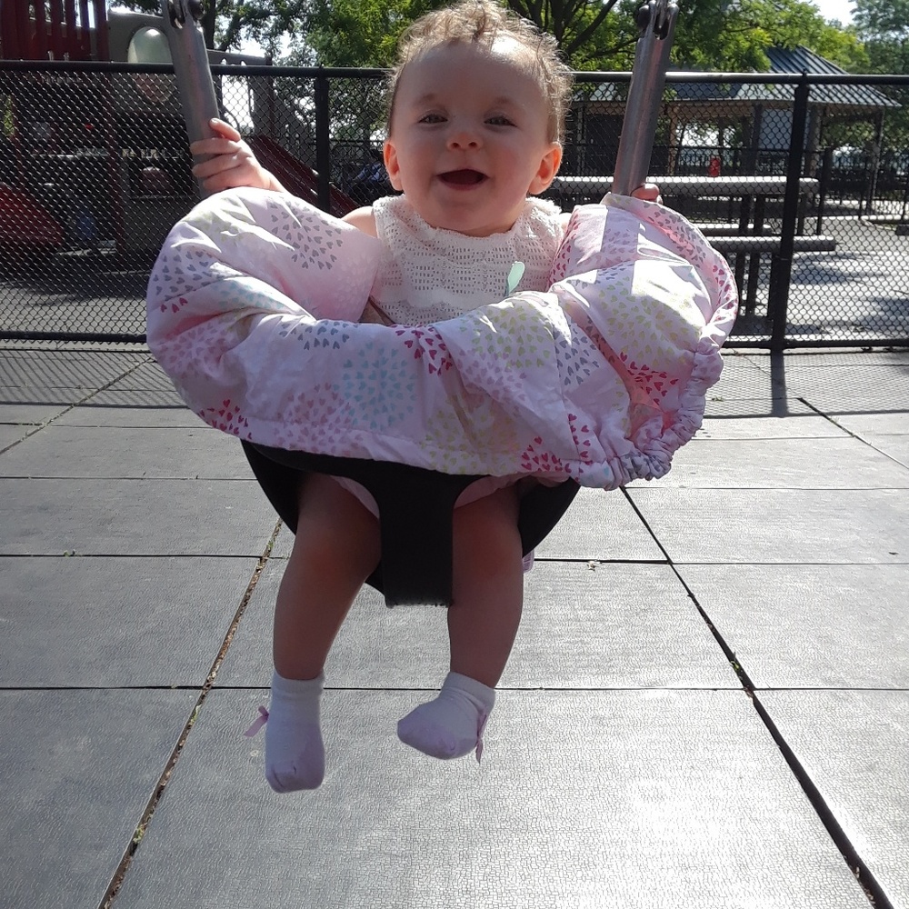 Meet your Posher, my granddaughter Isabelle